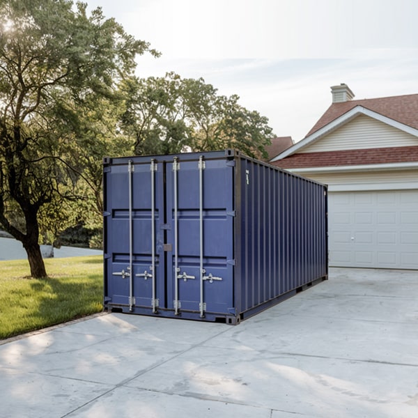 our team can relocate the residential storage container to a different location as needed
